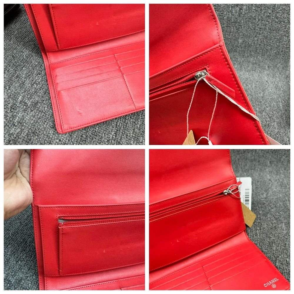 100% Authentic CHANEL Leather Wallet - Picture 15 of 16